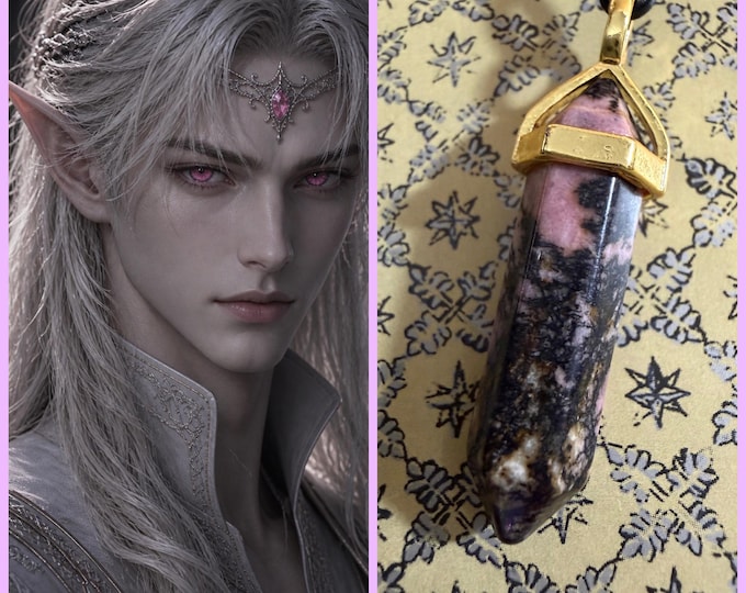 Nordic Aurora Elf "Tyren" Living Entity Companion, Spirit Vessel Necklace, Tier 3