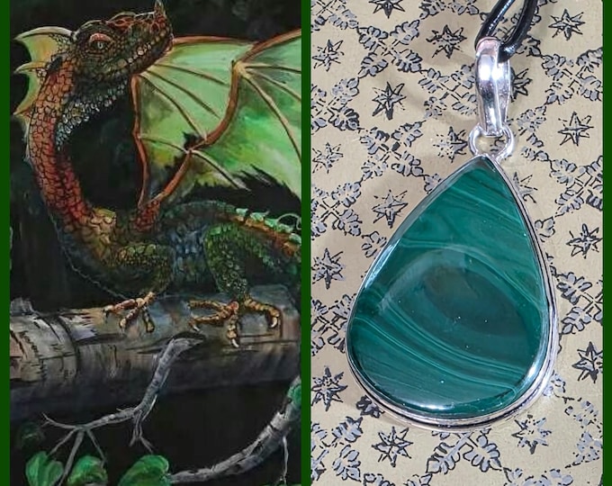 Baby Earth Dragon "Groklen" Living Entity Companion, Spirit Vessel Necklace, Tier 2