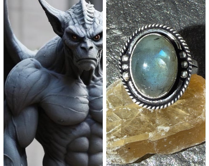 Gargoyle Spirit Companion "Stonlec", Spirit Vessel Ring, Tier 2