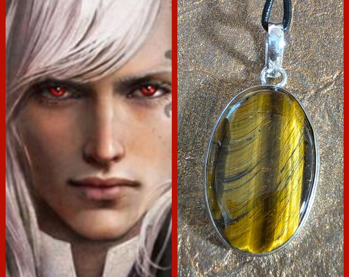 Male Nordic Draugr Vampire "Frerric" Spirit Companion, Spirit Vessel Necklace, Tier 3
