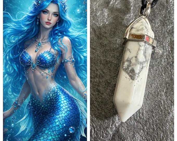 Atlantean Mermaid "Glyra" Spirit Companion, Spirit Vessel Necklace, Tier 2