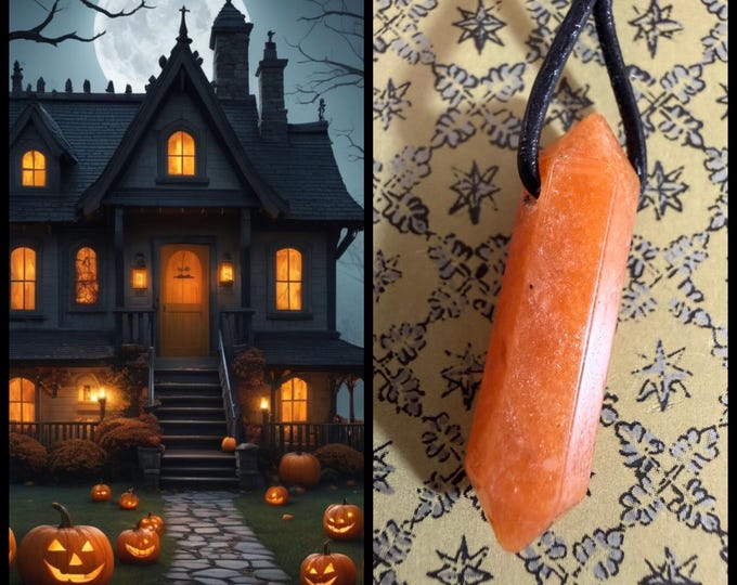 Samhain Witch House Astral Realm Portal, PERSONAL astral realm for you AND your companions, Astral Real Estate, Enchanted Necklace
