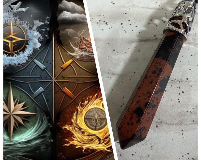 Elemental Balancing Talisman, Balance the 4 elements within you, Enchanted Necklace, BESTSELLER 40+ sold
