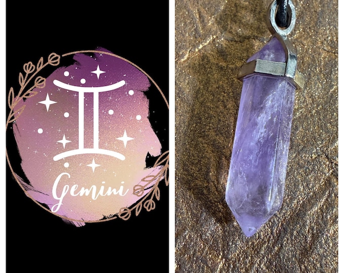Gemini Balancing Talisman, Zodiac Balancing, Enchanted Necklace