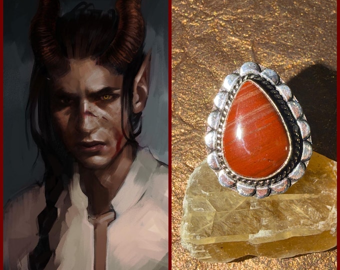 Fallen Angel Incubus Hybrid "Arzariloc" Living Entity Companion, Spirit Vessel Ring, Tier 3