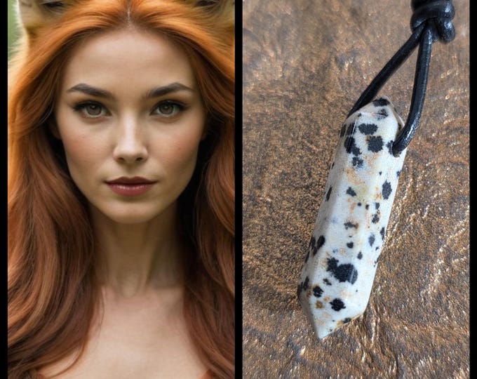 Female Kitsune "Grelvia" Spirit Companion, Spirit Vessel Necklace, Tier 1