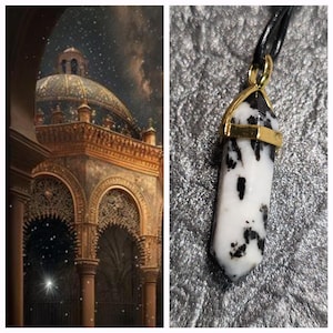 Arabian Nightscape Astral Realm Portal, PERSONAL astral realm for you AND your companions, Astral Real Estate, Enchanted Necklace