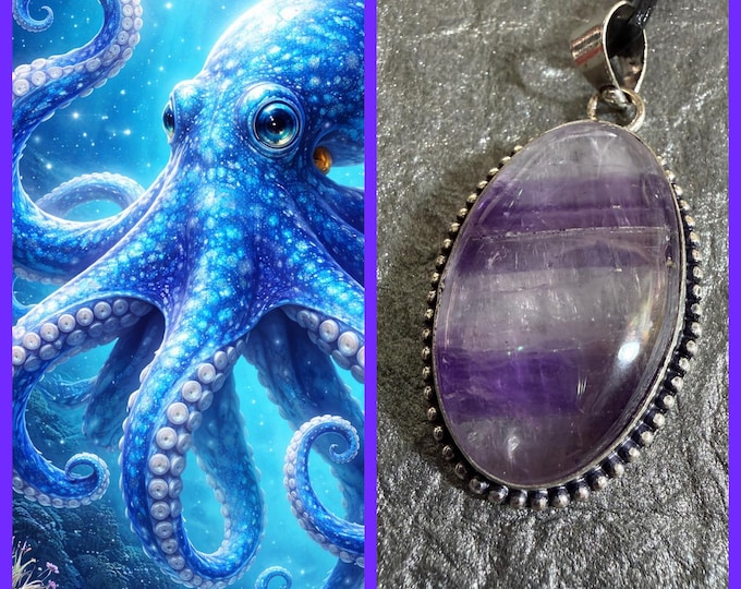 Octopus "Falric" Spirit Companion, Spirit Vessel Necklace, Tier 1