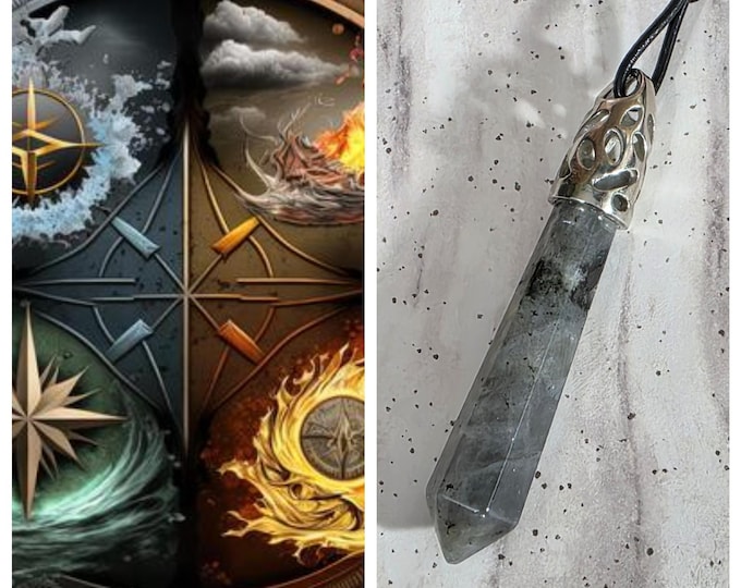 Elemental Balancing Talisman, Balance the 4 elements within you, Enchanted Necklace, BESTSELLER