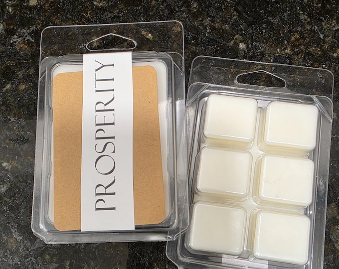 Prosperity Intention Wax Melts, Peppermint Scented, Enchanted Wax Melts, ONE pack