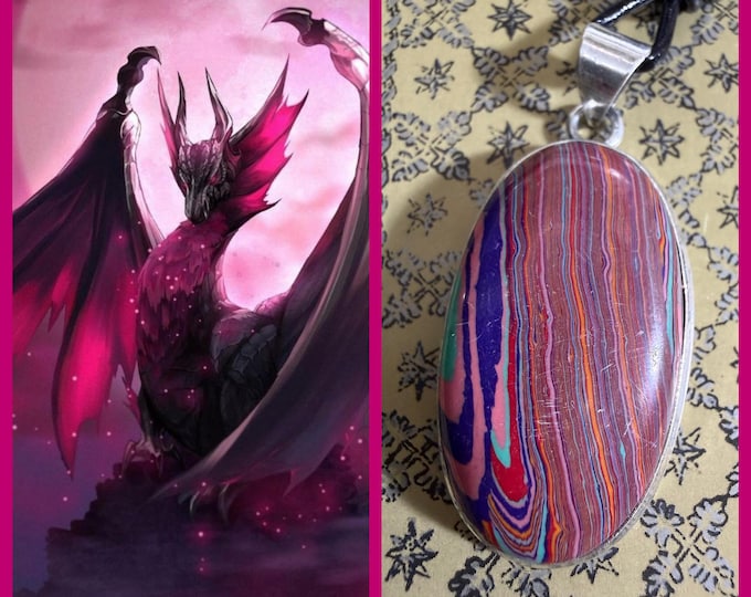 DCC Exclusive Female Love Dragon "Marsana" Living Entity Companion, Spirit Vessel Necklace, Tier 3