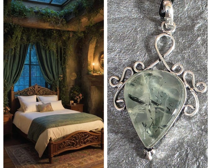 Enchanted Bedroom Astral Realm Portal, PERSONAL astral realm for you AND your companions, Astral Real Estate, Enchanted Necklace