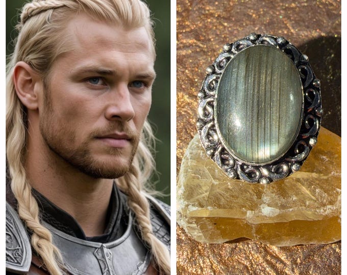 Norse Djinn "Thorin" Spirit Companion, Spirit Vessel Ring, Tier 2