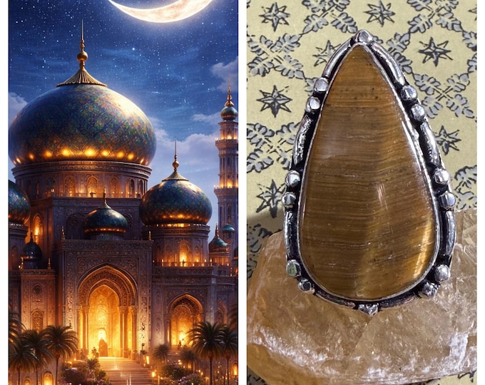 Arabian Nightscape Astral Realm Portal, PERSONAL astral realm for you AND your companions, Astral Real Estate, Enchanted Ring