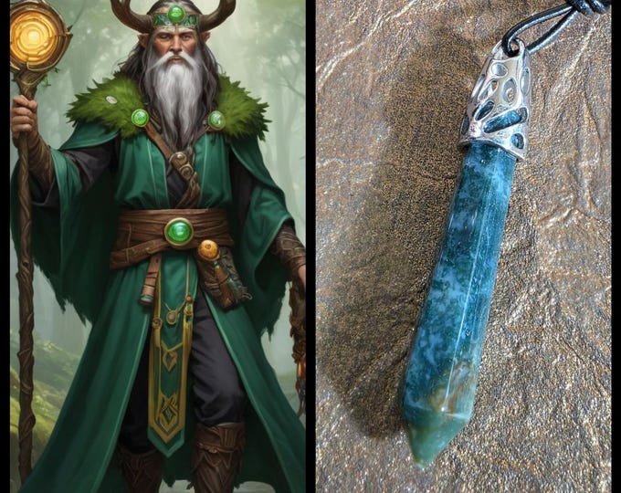 Druid High Priest Spirit Companion "Roltorrin", Spirit Vessel Necklace, Tier 3