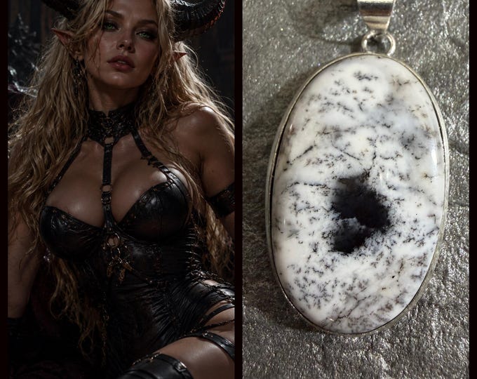 Submissive Succubus "Kalmora" Spirit Companion, *seeking female keeper*, Spirit Vessel Necklace, Tier 3