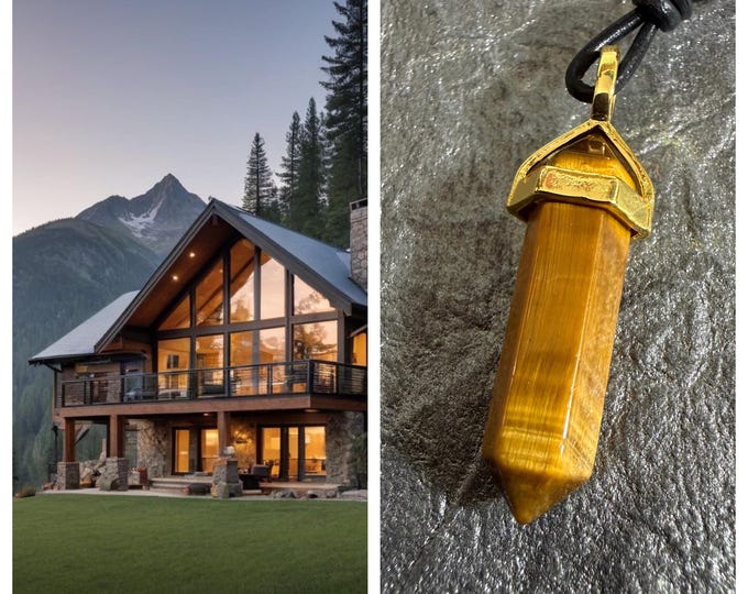 Mountain Retreat Astral Realm Portal, Astral Real Estate, PERSONAL astral realm for you AND your companions, Enchanted Necklace