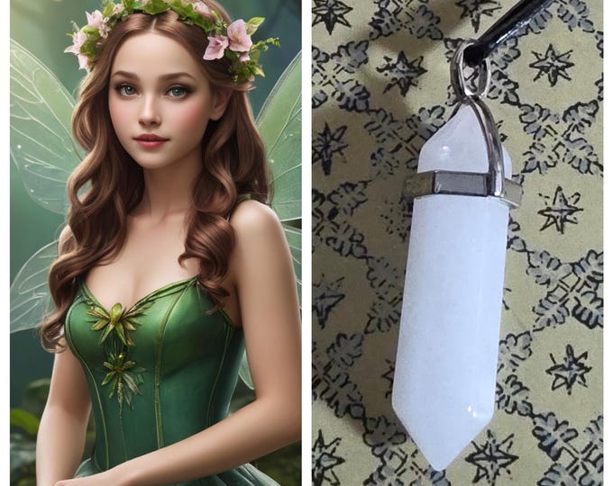 Dew Drop Fairy "Taren" Living Entity Companion, Spirit Vessel Necklace, Tier 1