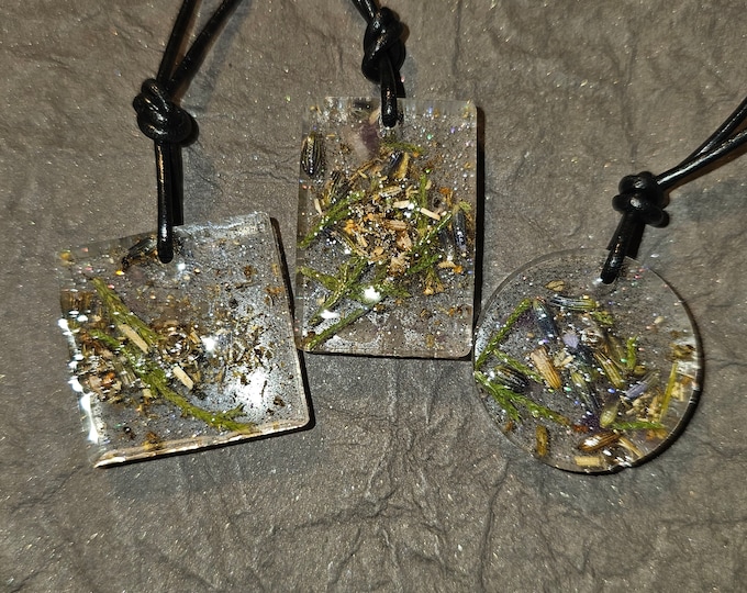 Soothing Slumber Sleep Spell Talisman, Enchanted Necklace