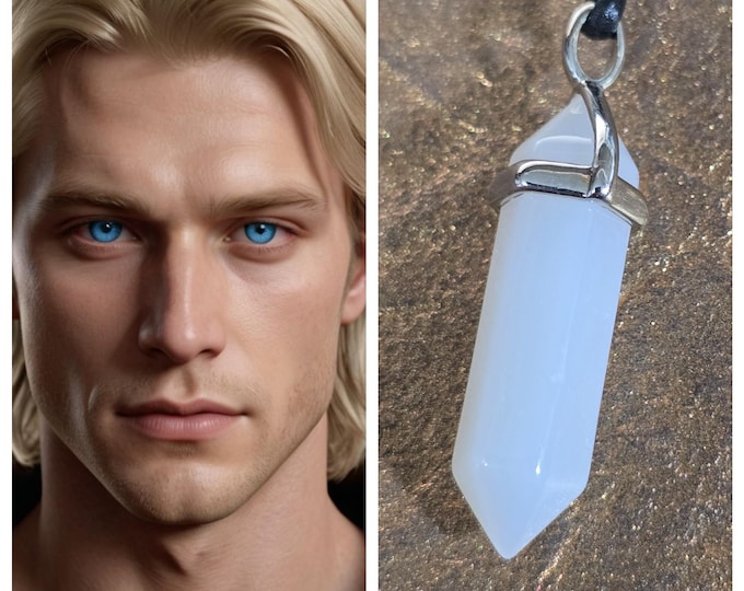 Ice Djinn "Tornel" Spirit Companion, Spirit Vessel Necklace, Tier 2
