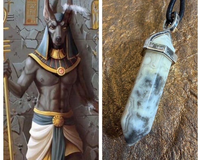 Anubis Direct Portal, Portal to the Egyptian God of Death, Enchanted Necklace