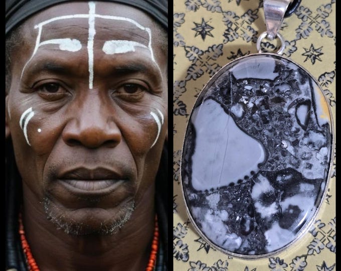 Sudanese Jann Living Entity Companion "Salah", Spirit Vessel Necklace, Tier 3