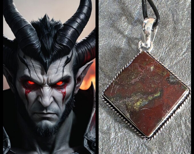 Legion of Asmoday Demon Commander "Sinrran" (sin-rahn) Living Entity Companion, Spirit Vessel Necklace, Tier 3