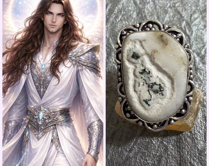 Seraphim Throne Angel "Enruliel" Living Entity Companion, Spirit Vessel Ring, Tier 2