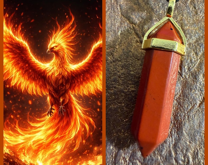 Phoenix "Firento" Spirit Companion, Spirit Vessel Necklace, Tier 2
