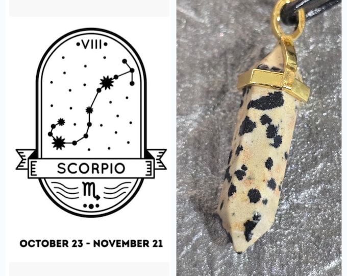 Scorpio Balancing Talisman, Zodiac Balancing, Enchanted Necklace