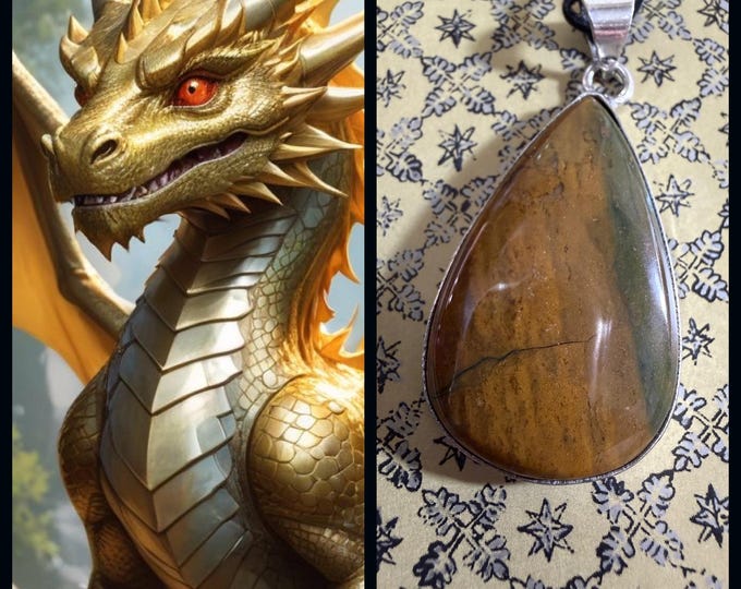 DCC EXCLUSIVE Baby Gold Weaver Dragon "Elegart" Living Entity Companion, Spirit Vessel Necklace, Tier 3