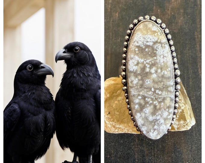 Raven Breeding Pair "Dregar & Sella" Spirit Companions, Spirit Vessel Ring, Tier 2