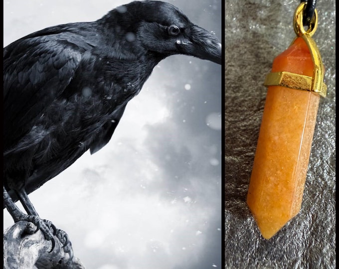 Raven "Belmo" Spirit Companion, Spirit Vessel Necklace, Tier 1