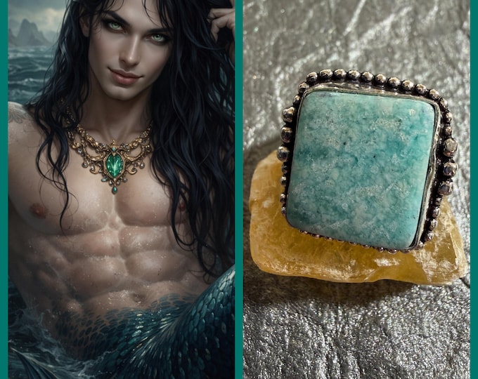 Atlantean Merman "Raljor" Spirit Companion, Spirit Vessel Ring, Tier 2