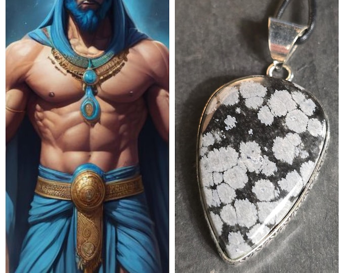 Marid Oracle Djinn "Krolubbel"(crow-loo-bell) Living Entity Companion, Spirit Vessel Necklace, Tier 3