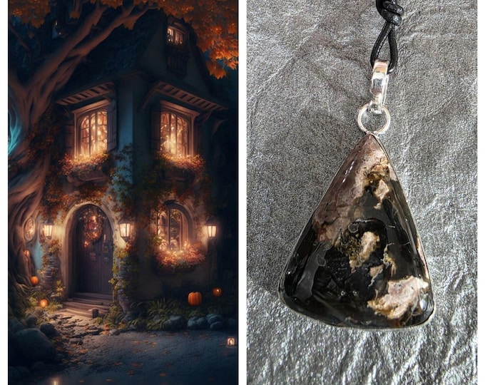 Autumn Cottage Astral Realm Portal, PERSONAL astral realm for you AND your companions, Astral Real Estate, Enchanted Necklace