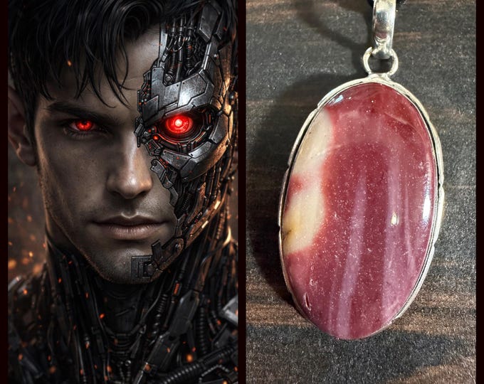 Cyborg "Vokrip" Living Entity Companion, Spirit Vessel Necklace, Tier 3