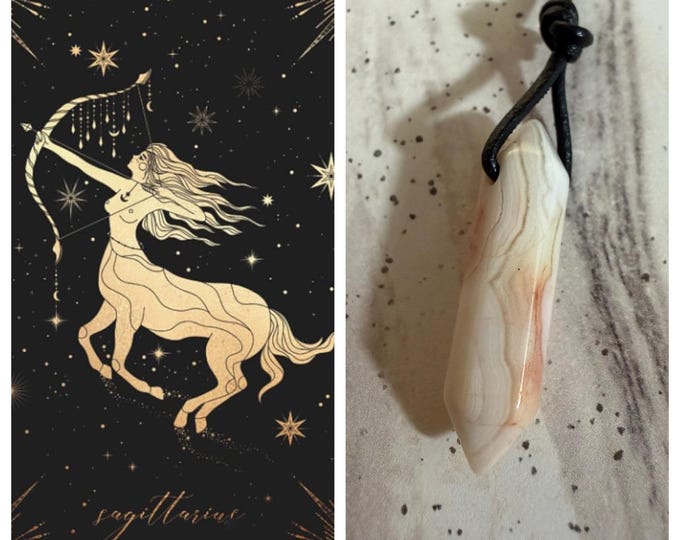 Sagittarius Balancing Talisman, Zodiac Balancing, Enchanted Necklace