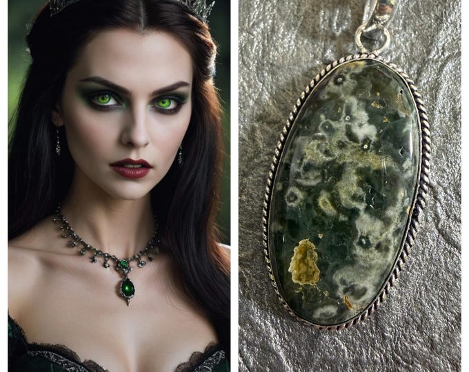Alluring Aristocratic Vampire "Allegra" Living Entity Companion, Spirit Vessel Necklace, Tier 3