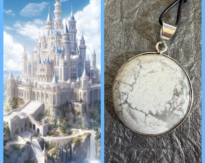 Huge Castle Astral Realm Portal, PERSONAL astral realm for you AND your companions, Astral Real Estate, Enchanted Necklace