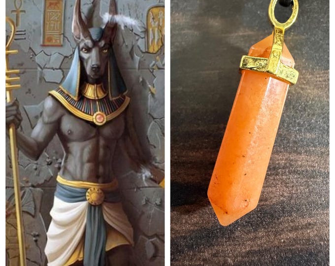 Anubis Direct Portal, Portal to the Egyptian God of Death, Enchanted Necklace