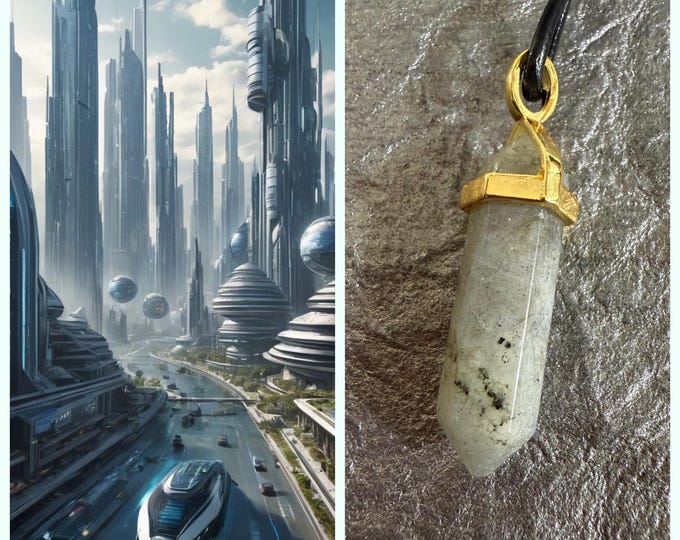 Urban Metropolis Astral Realm Portal, PERSONAL astral realm for you AND your companions, Astral Real Estate, Enchanted Necklace