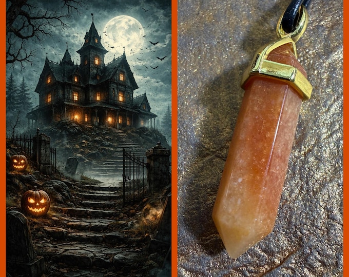 Spooky Haunted House Astral Realm Portal, PERSONAL astral realm for you AND your companions, Enchanted Necklace