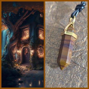 Autumn Cottage Astral Realm Portal, PERSONAL astral realm for you AND your companions, Astral Real Estate, Enchanted Necklace