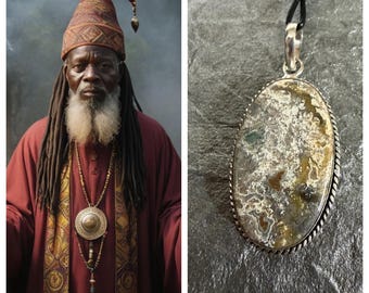 Sudanese Jann Living Entity Companion "Hassan", Spirit Vessel Necklace, Tier 3