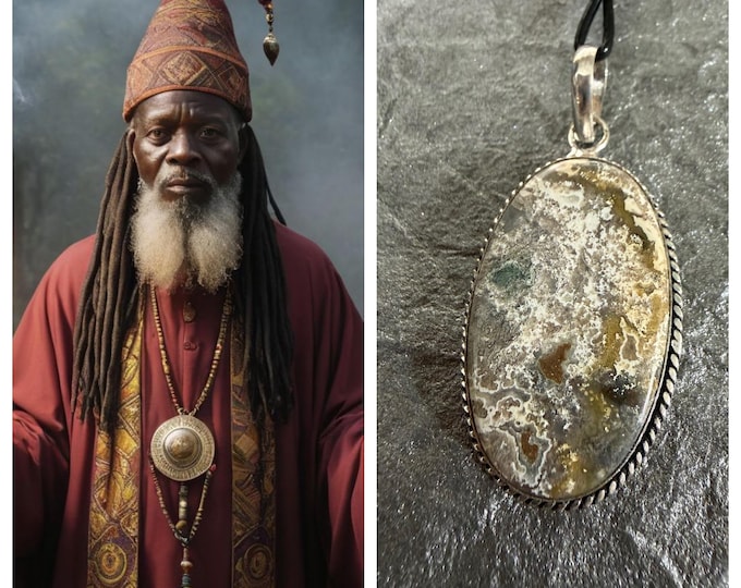 Sudanese Jann Living Entity Companion "Hassan", Spirit Vessel Necklace, Tier 3