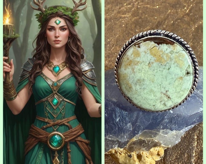 Druid High Priestess Spirit Companion "Marrula", Spirit Vessel Ring, Tier 3