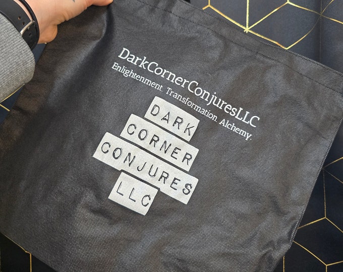 Tote bag, carry ALL your spirit, spell, and portal vessels in one giant bag!
