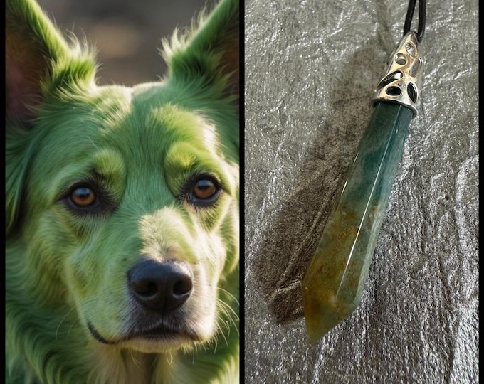 Cù Sith "Arrugrep" Spirit Companion, Spirit Vessel Necklace, Tier 2