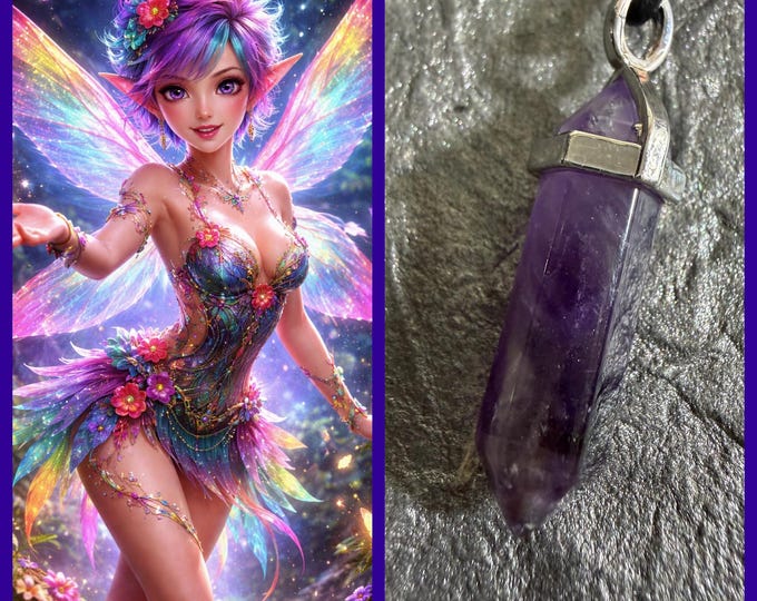 Pixie "Lalga" Spirit Companion, Spirit Vessel Necklace, Tier 1